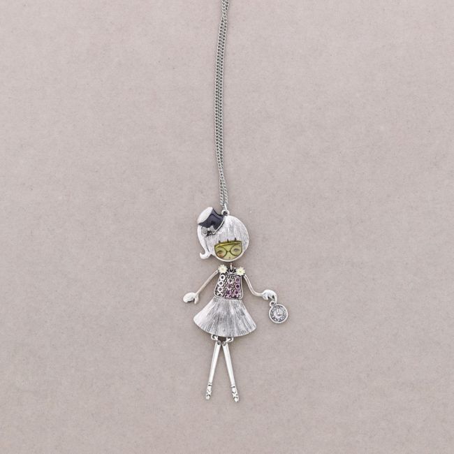 COLLAR LARGO COLG. BAILARINA