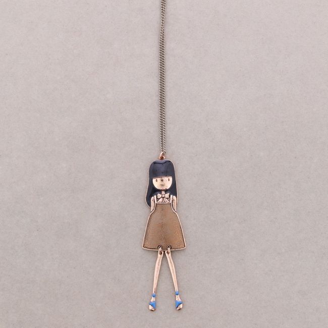 LONG PENDANT NECKLACE STYLISH DOLL