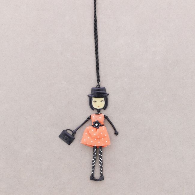 LONG PENDANT NECKLACE CARINE DOLL