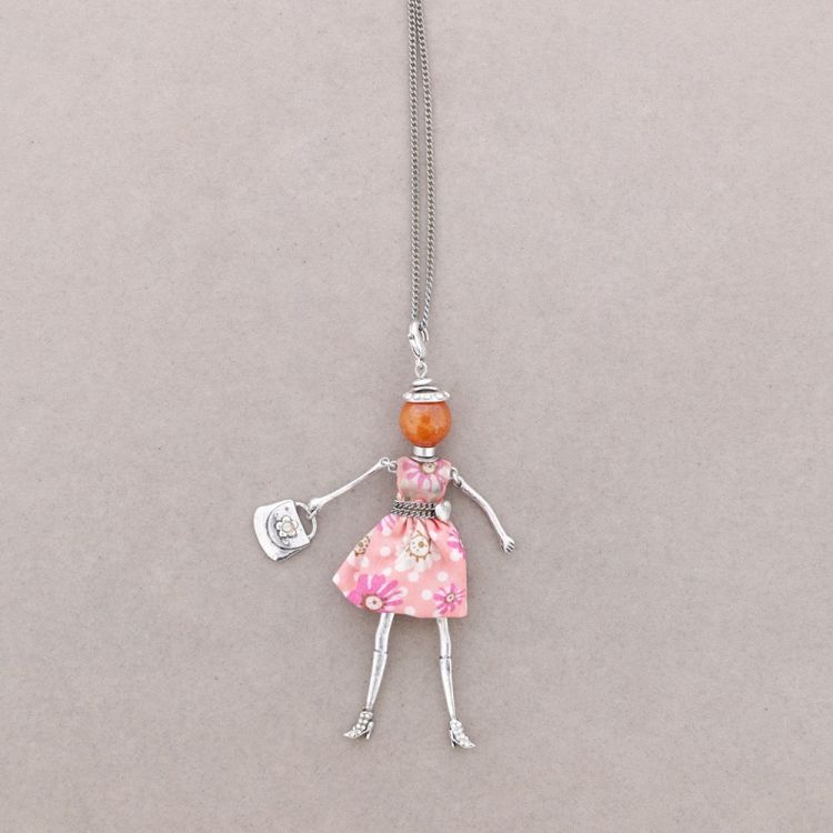 LONG NECKLACE DOLL PENDANT 2