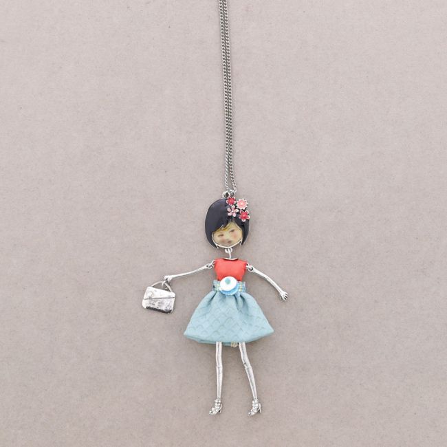 LONG PENDANT NECKLACE DOLL