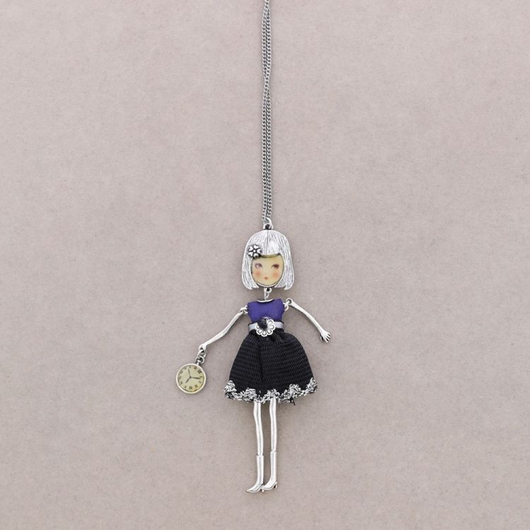 LONG PENDANT NECKLACE CARINE DOLL 2