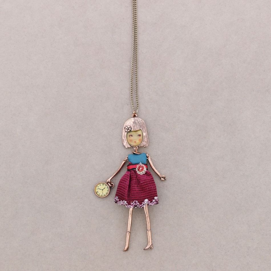 LONG PENDANT NECKLACE CARINE DOLL