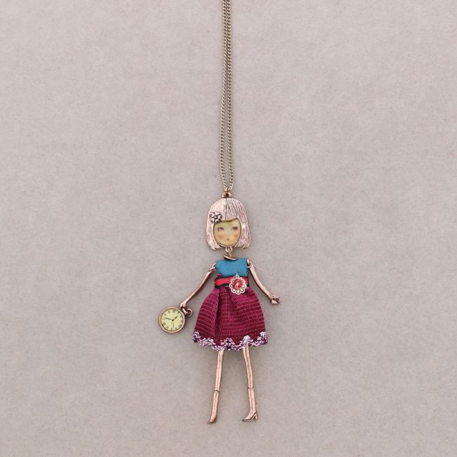 LONG PENDANT NECKLACE CARINE DOLL