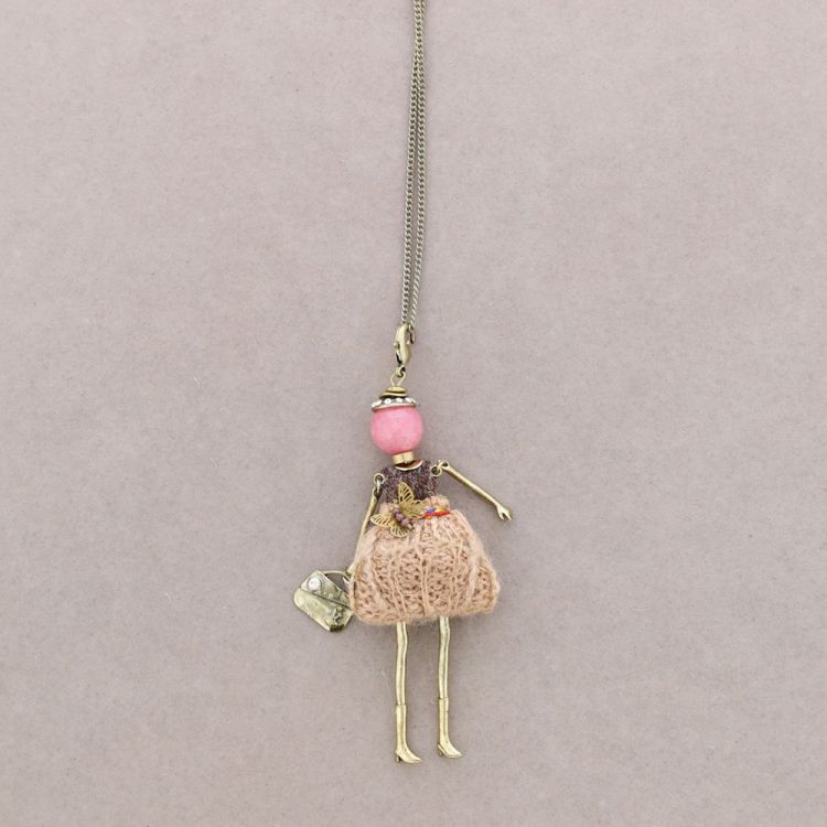 LONG PENDANT NECKLACE DOLL 2