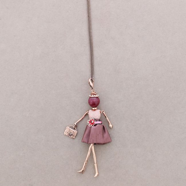 LONG PENDANT NECKLACE DOLL