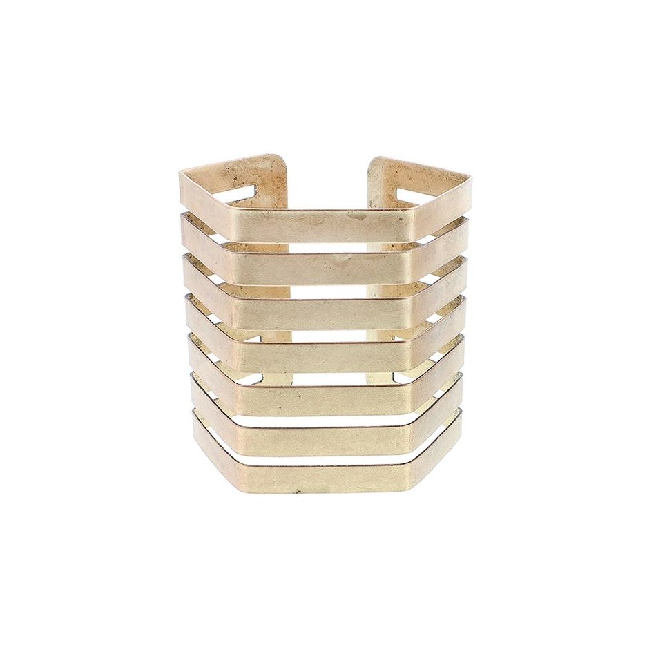 OPEN SEMI-RIGID METAL BRACELET