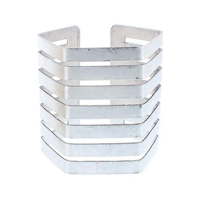 OPEN SEMI-RIGID METAL BRACELET