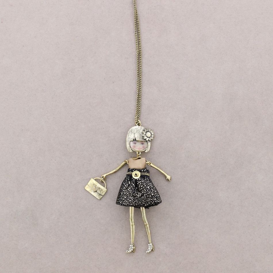 LONG PENDANT NECKLACE CARINE DOLL