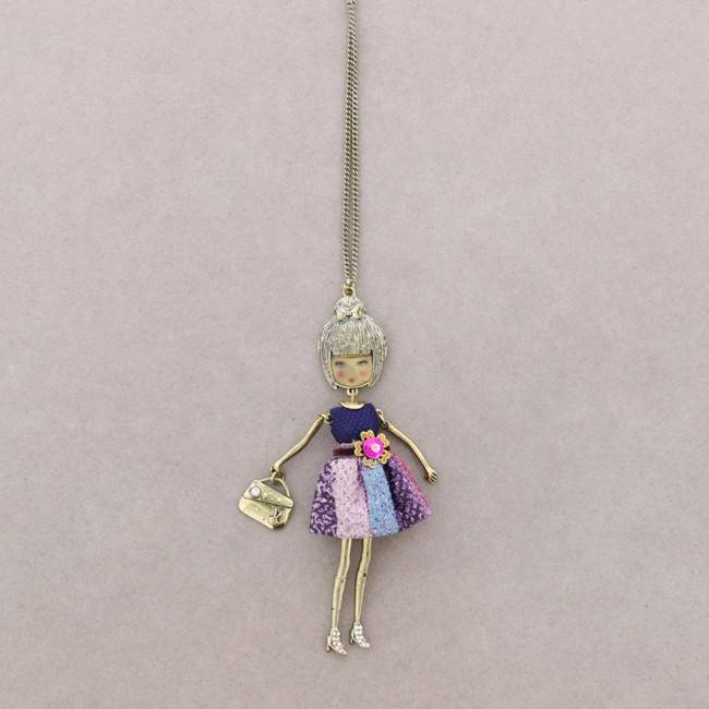 LONG PENDANT NECKLACE CARINE DOLL