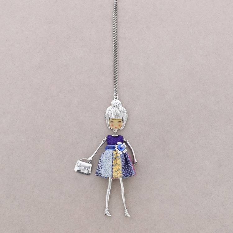 LONG PENDANT NECKLACE CARINE DOLL 2
