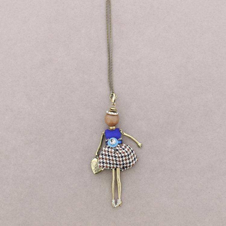LONG PENDANT NECKLACE DOLL 2