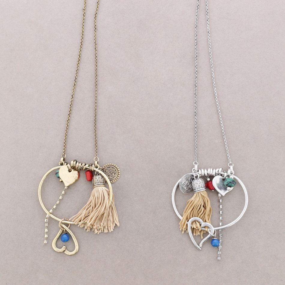 COLLAR LARGO COLG.METAL FLECOS