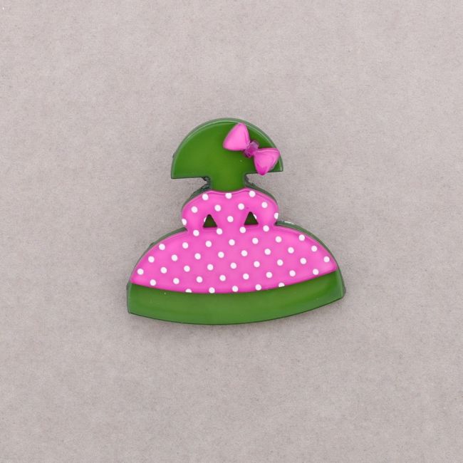 RESIN MENINA BROOCH