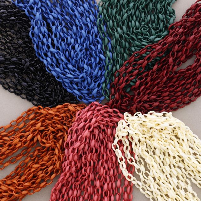 RESIN MULTI-ROW SHORT NECKLACE