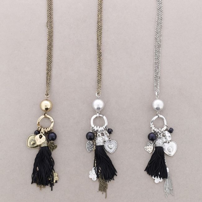 COLLAR LARGO COLG.METAL FLECOS