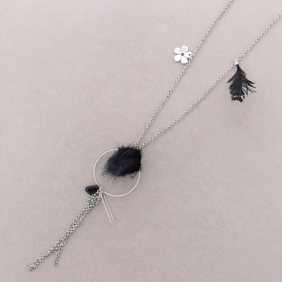 COLLAR LARGO COLG.PIEDRA