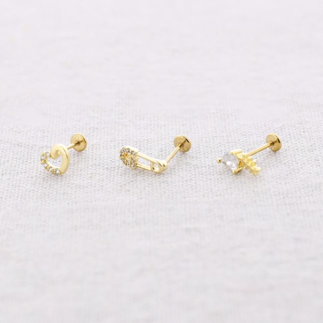 PENDIENTE ACERO PIERCING