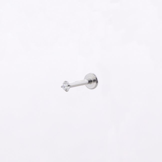 PENDIENTE ACERO PIERCING CIRCONITA