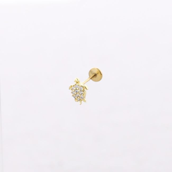 PENDIENTE ACERO PIERCING ANIMALES CIRCONITA