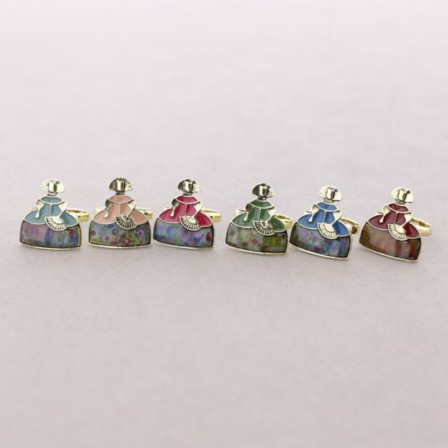 ANILLO MENINA METAL ESMALTE