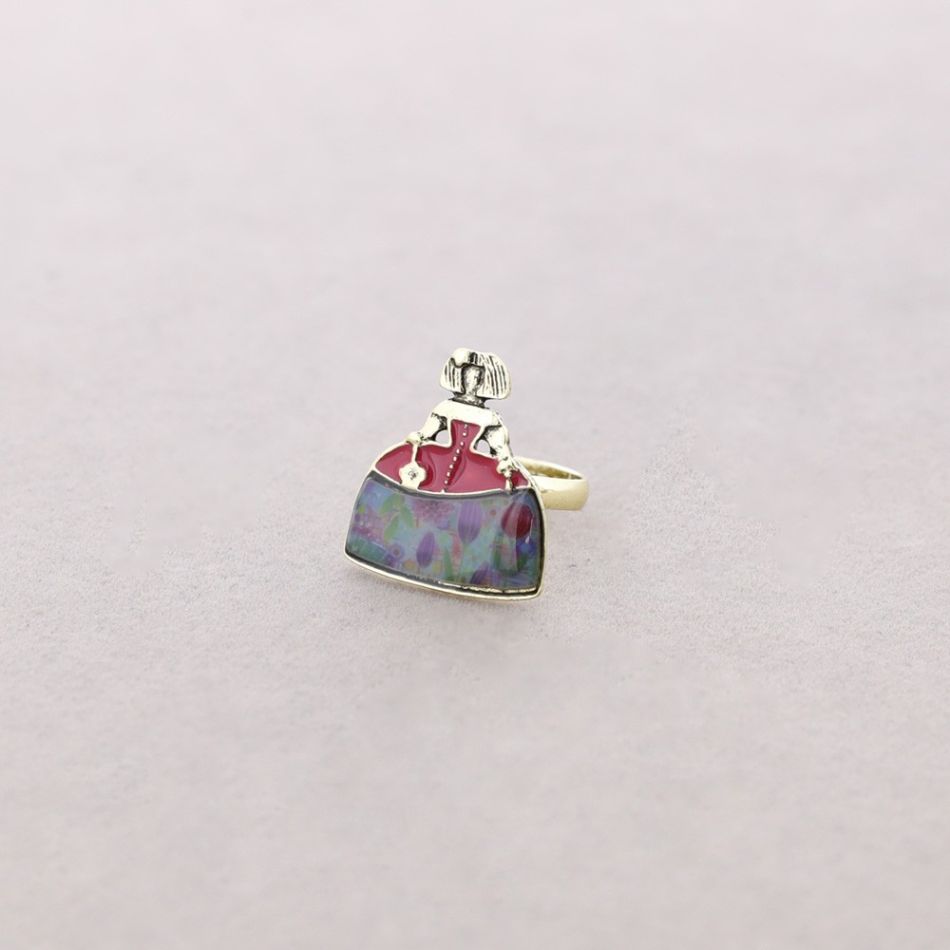 ANILLO MENINA METAL ESMALTE