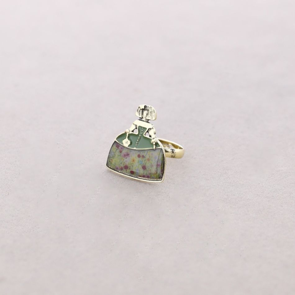 ANILLO MENINA METAL ESMALTE