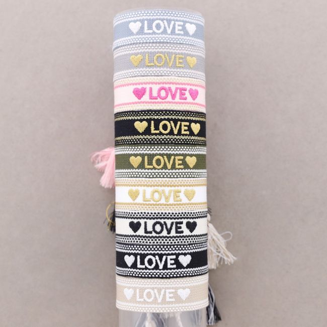 PULSERA MACRAMÉ LOVE