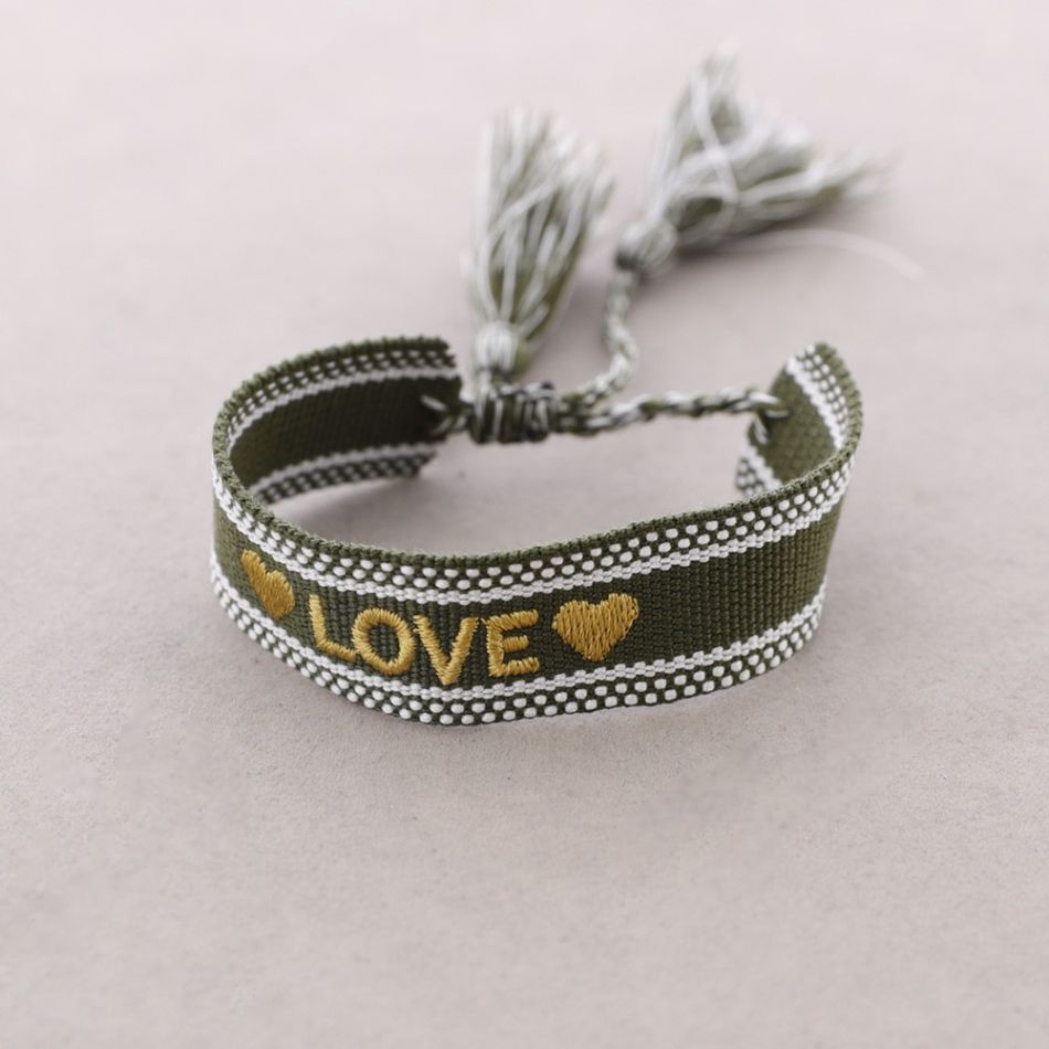 PULSERA MACRAMÉ LOVE