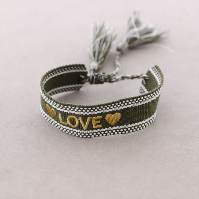 PULSERA MACRAMÉ LOVE