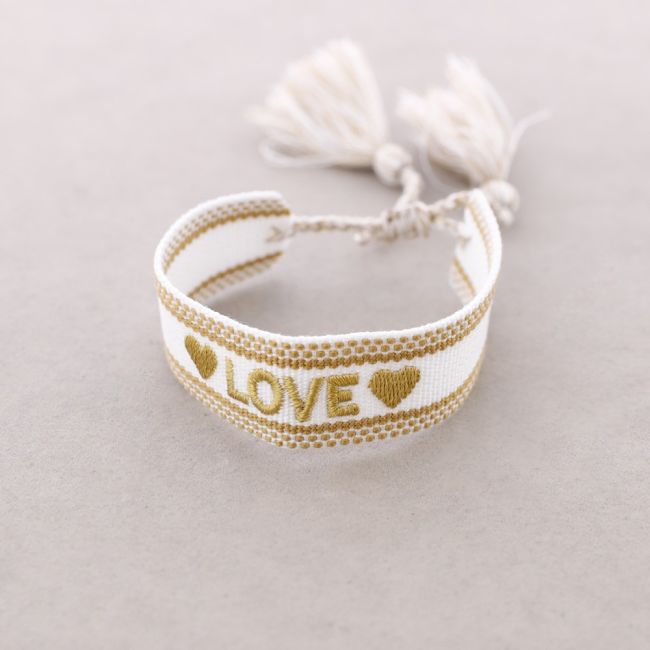 PULSERA MACRAMÉ LOVE