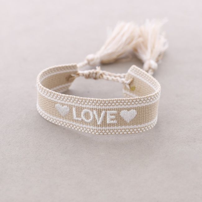 PULSERA MACRAMÉ LOVE