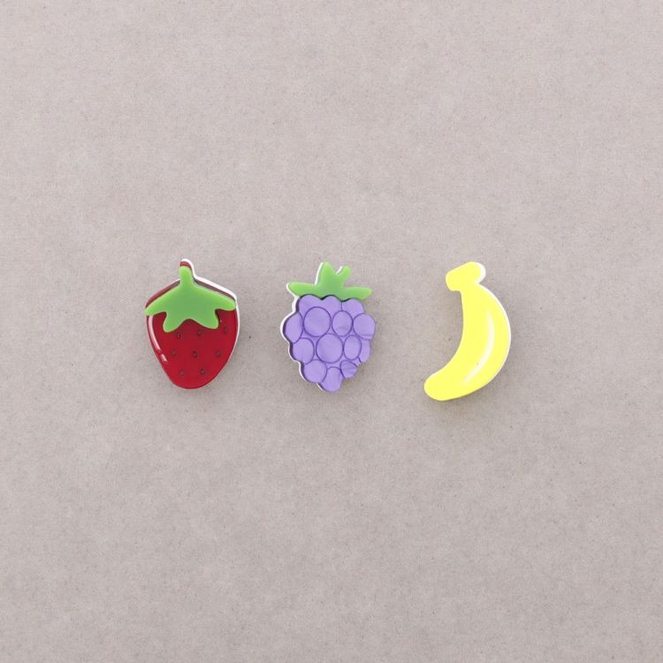 BROCHE SET 3 FRUTAS RESINA 2