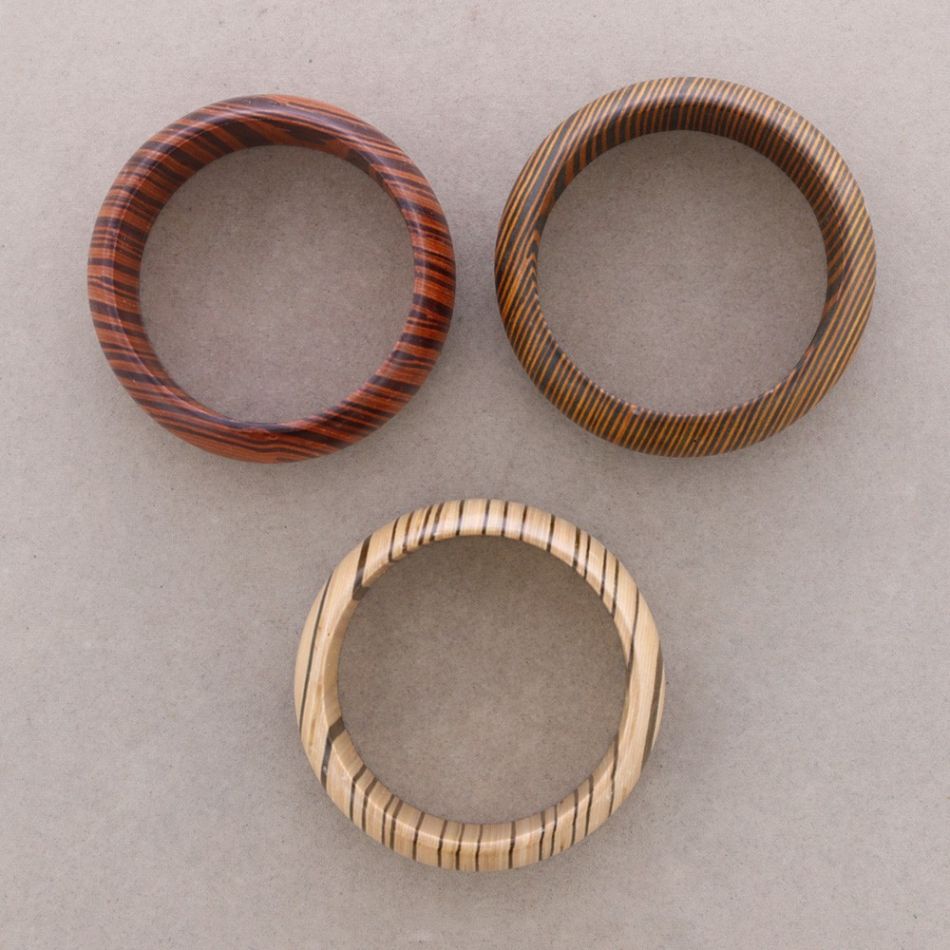 PULSERA RÍGIDA MADERA 3.5CM