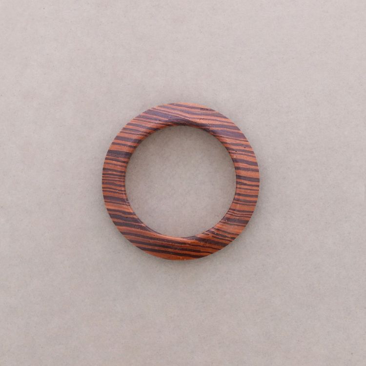 PULSERA RÍGIDA TRIANGULAR MADERA 1.7CM