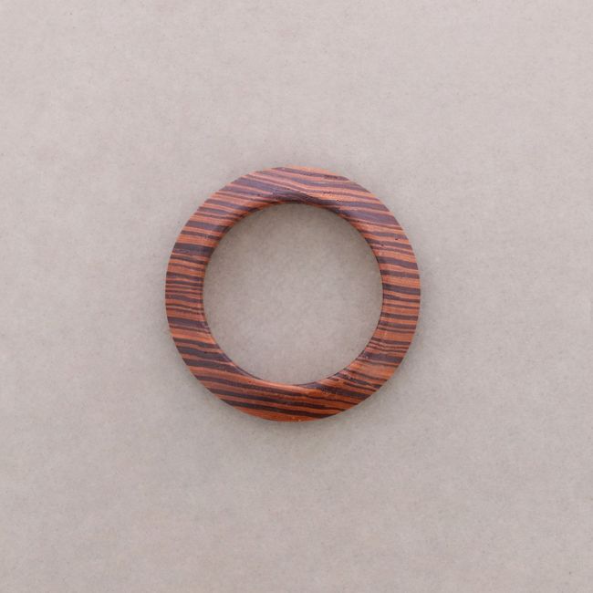 PULSERA RÍGIDA TRIANGULAR MADERA 1.7CM
