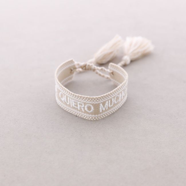 PULSERA MACRAMÉ TE QUIERO MUCHO