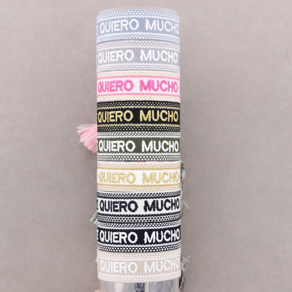 PULSERA MACRAMÉ TE QUIERO MUCHO