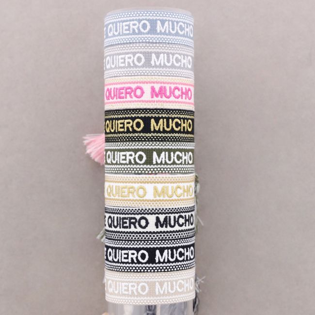 PULSERA MACRAMÉ TE QUIERO MUCHO