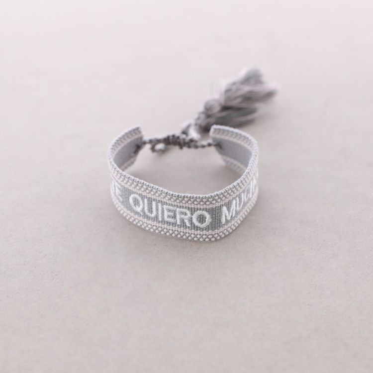 PULSERA MACRAMÉ TE QUIERO MUCHO 2