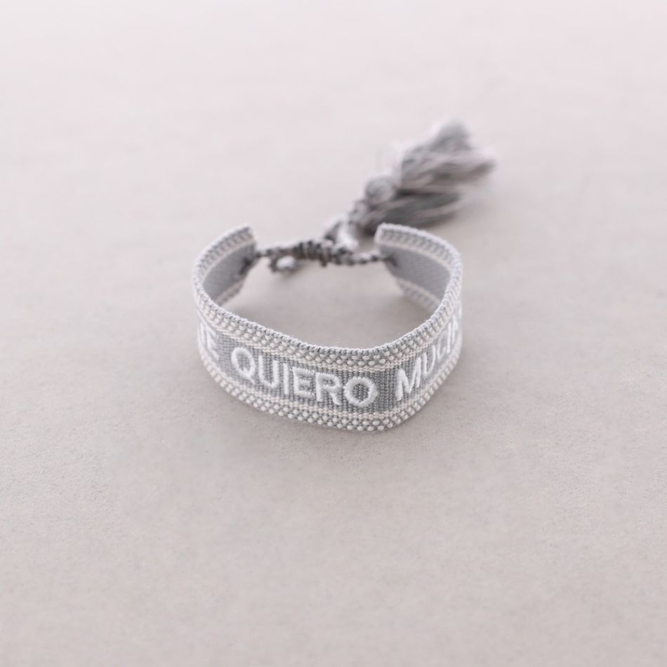 PULSERA MACRAMÉ TE QUIERO MUCHO