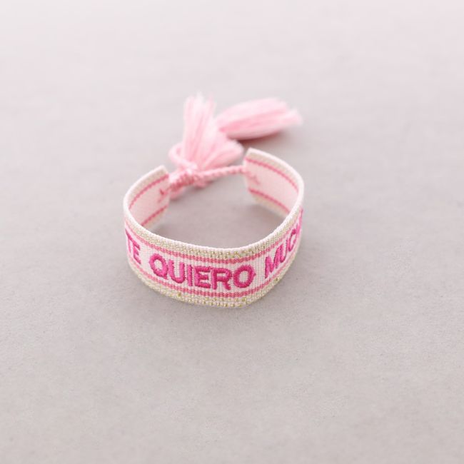 PULSERA MACRAMÉ TE QUIERO MUCHO