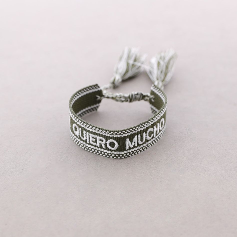 PULSERA MACRAMÉ TE QUIERO MUCHO