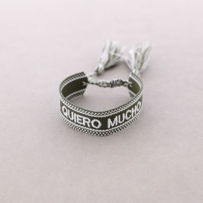 PULSERA MACRAMÉ TE QUIERO MUCHO