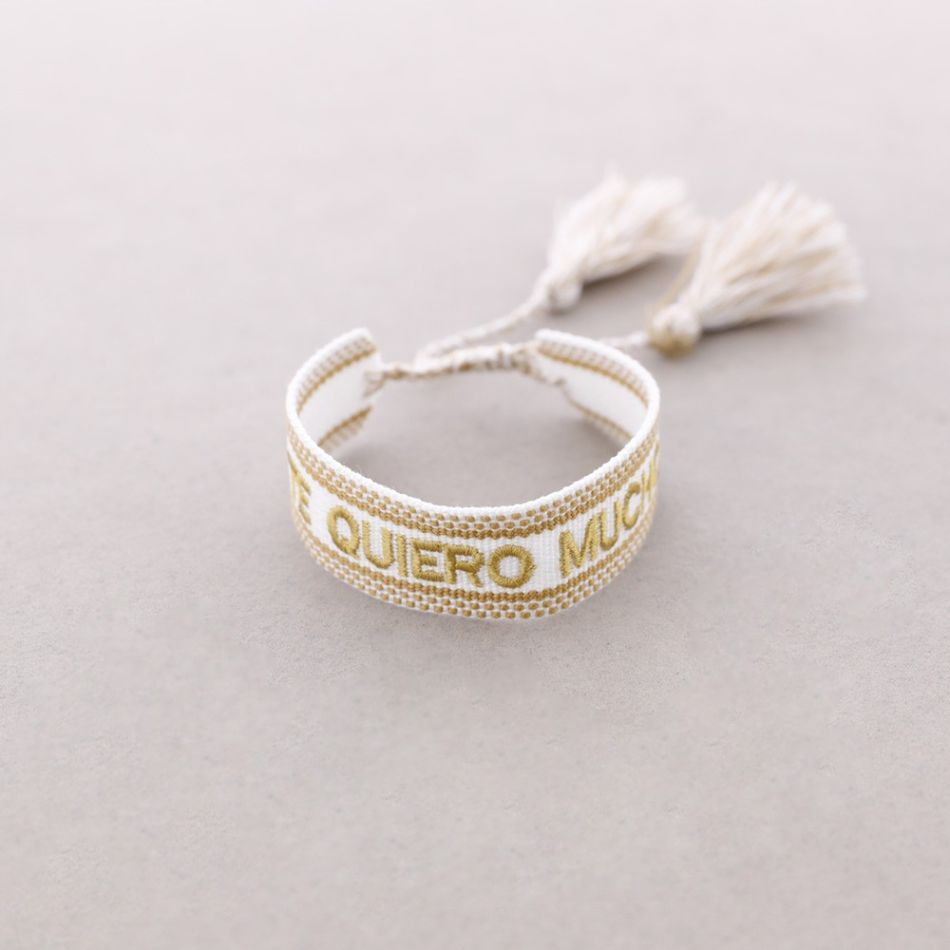 MACRAMÉ BRACELET TE QUIERO MUCHO