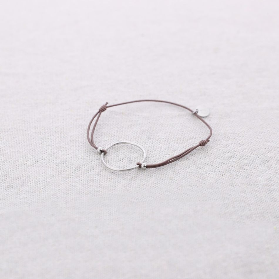 PULSERA ELASTICA CÍRCULO ACERO