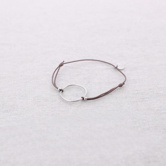 PULSERA ELASTICA CÍRCULO ACERO