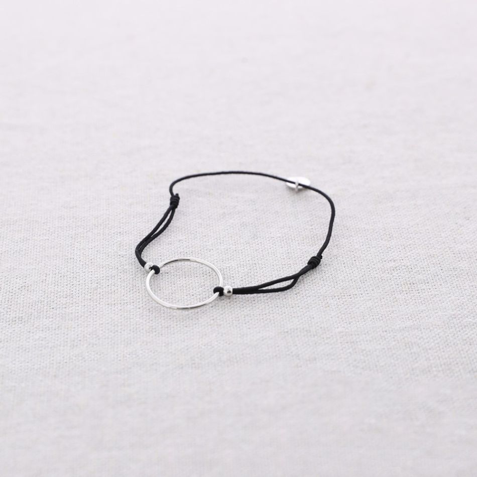 PULSERA ELASTICA CÍRCULO ACERO