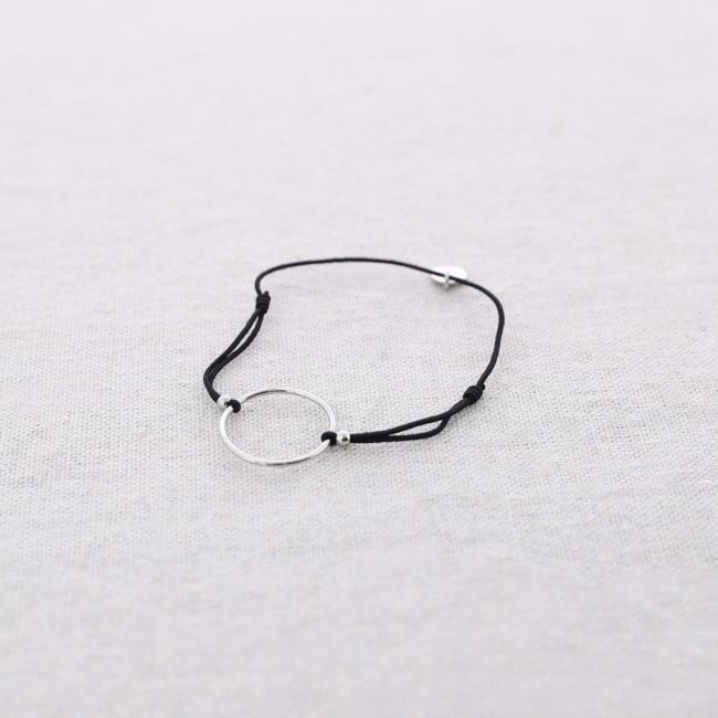 PULSERA ELASTICA CÍRCULO ACERO