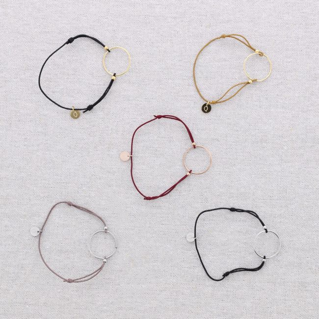 PULSERA ELASTICA CÍRCULO ACERO